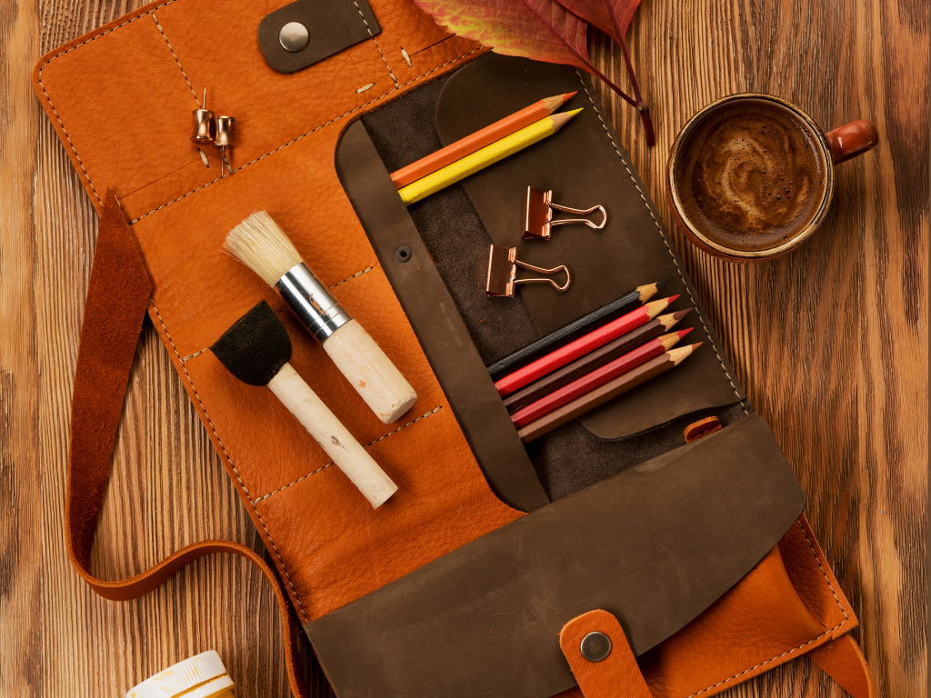 Leather Pencil Case